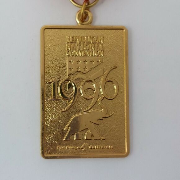 1996 Republican National Convention Alternate Delegate Badge RNC Pin Bob Dole - Picture 3 of 8